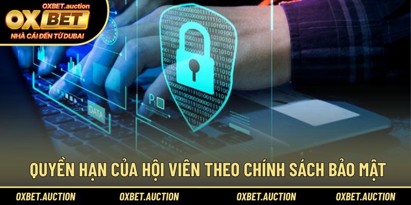 Quyền hạn của hội viên theo chính sách bảo mật