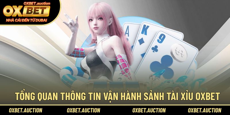 Tổng quan thông tin vận hành tại sảnh tài xỉu OXBET